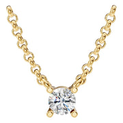 Solitaire Necklace - Round 3.50-3.75mm