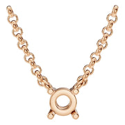 Solitaire Necklace - Round 3.50-3.75mm