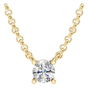 Solitaire Necklace - Round 4.00-4.50mm
