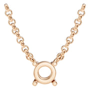 Solitaire Necklace - Round 4.00-4.50mm