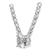 Solitaire Necklace - Round 4.50-4.75mm