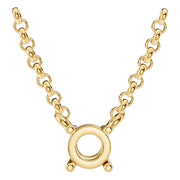Solitaire Necklace - Round 4.50-4.75mm