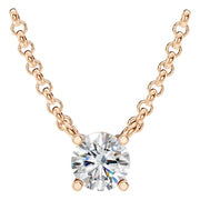 Solitaire Necklace - Round 4.75-5.00mm