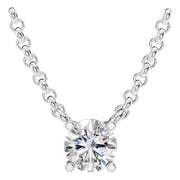 Solitaire Necklace - Round 4.75-5.00mm