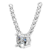 Solitaire Necklace - Round 4.75-5.00mm