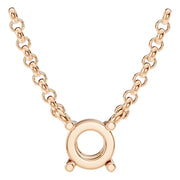 Solitaire Necklace - Round 4.75-5.00mm