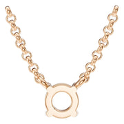 Solitaire Necklace - Round 4.75-5.00mm