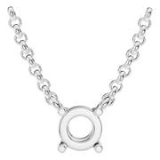 Solitaire Necklace - Round 4.75-5.00mm
