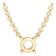 Solitaire Necklace - Round 4.75-5.00mm