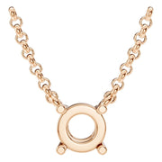 Solitaire Necklace - Round 5.1mm