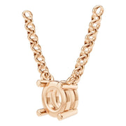 Solitaire Necklace - Round 5.1mm