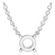 Solitaire Necklace - Round 5.1mm