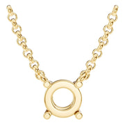 Solitaire Necklace - Round 5.1mm