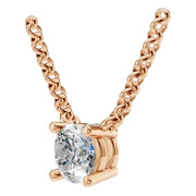 Solitaire Necklace - Round 5.5mm