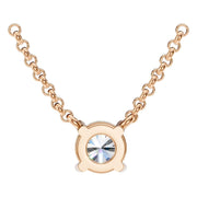 Solitaire Necklace - Round 5.5mm