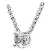 Solitaire Necklace - Round 5.5mm