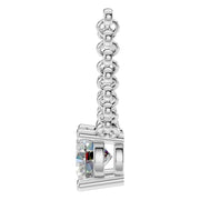 Solitaire Necklace - Round 5.5mm