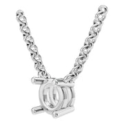 Solitaire Necklace - Round 5.5mm