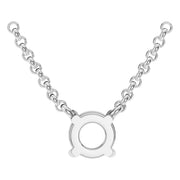 Solitaire Necklace - Round 5.5mm