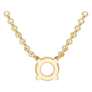 Solitaire Necklace - Round 5.5mm
