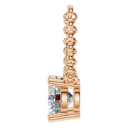Solitaire Necklace - Round 6.10-6.75mm