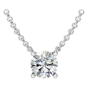 Solitaire Necklace - Round 6.10-6.75mm