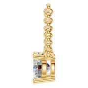 Solitaire Necklace - Round 6.10-6.75mm