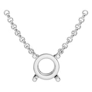 Solitaire Necklace - Round 6.10-6.75mm