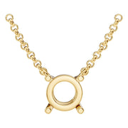 Solitaire Necklace - Round 6.10-6.75mm