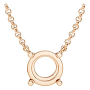 Solitaire Necklace - Round 8.10-8.30mm