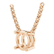Solitaire Necklace - Round 8.10-8.30mm