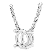 Solitaire Necklace - Round 8.10-8.30mm