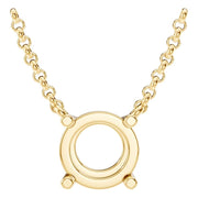 Solitaire Necklace - Round 8.10-8.30mm