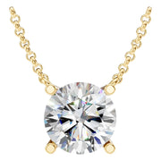 Solitaire Necklace - Round 9.2mm