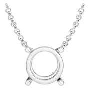 Solitaire Necklace - Round 9.2mm