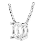 Solitaire Necklace - Round 9.2mm