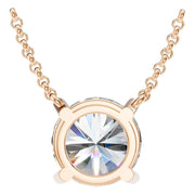 Solitaire Necklace - Round 10.1mm