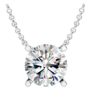 Solitaire Necklace - Round 10.1mm
