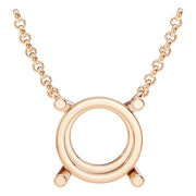 Solitaire Necklace - Round 10.1mm