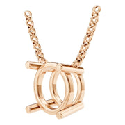 Solitaire Necklace - Round 10.1mm