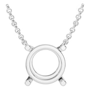 Solitaire Necklace - Round 10.1mm