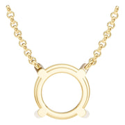 Solitaire Necklace - Round 10.1mm