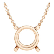 Solitaire Necklace - Round 11.1mm