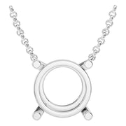 Solitaire Necklace - Round 11.1mm