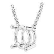 Solitaire Necklace - Round 11.1mm