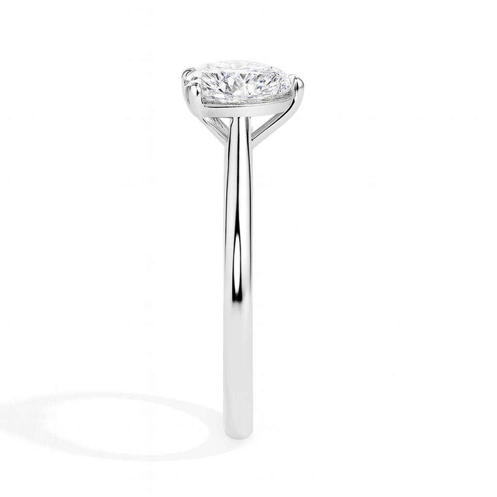 Olfea Solitaire Heart Ring