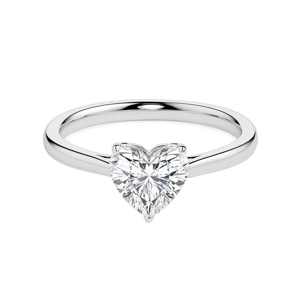 Olfea Solitaire Heart Ring