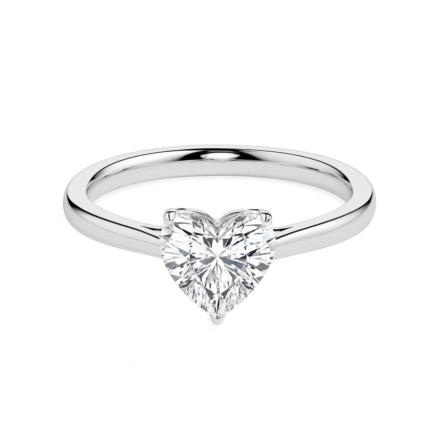 Olfea Solitaire Heart Ring