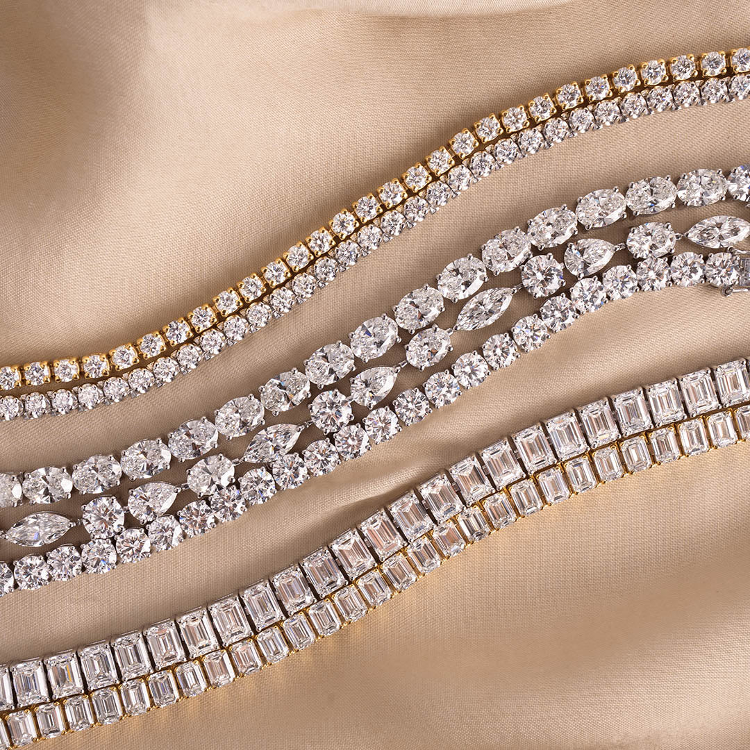 Oval Tennis Bracelet-Dileti
