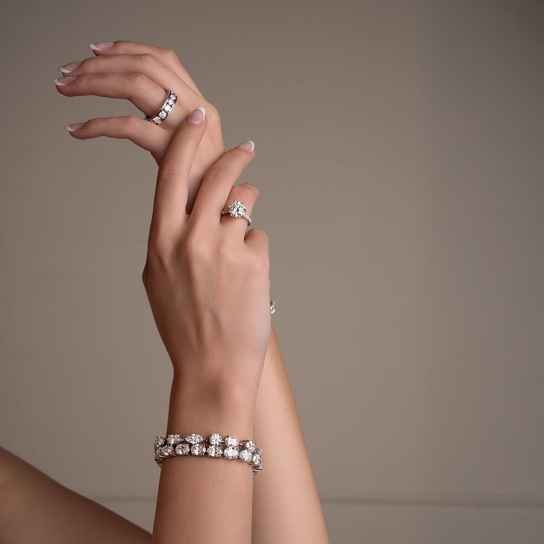 Oval Tennis Bracelet-Dileti